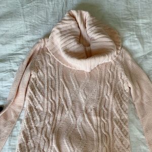 thick turtleneck sweater